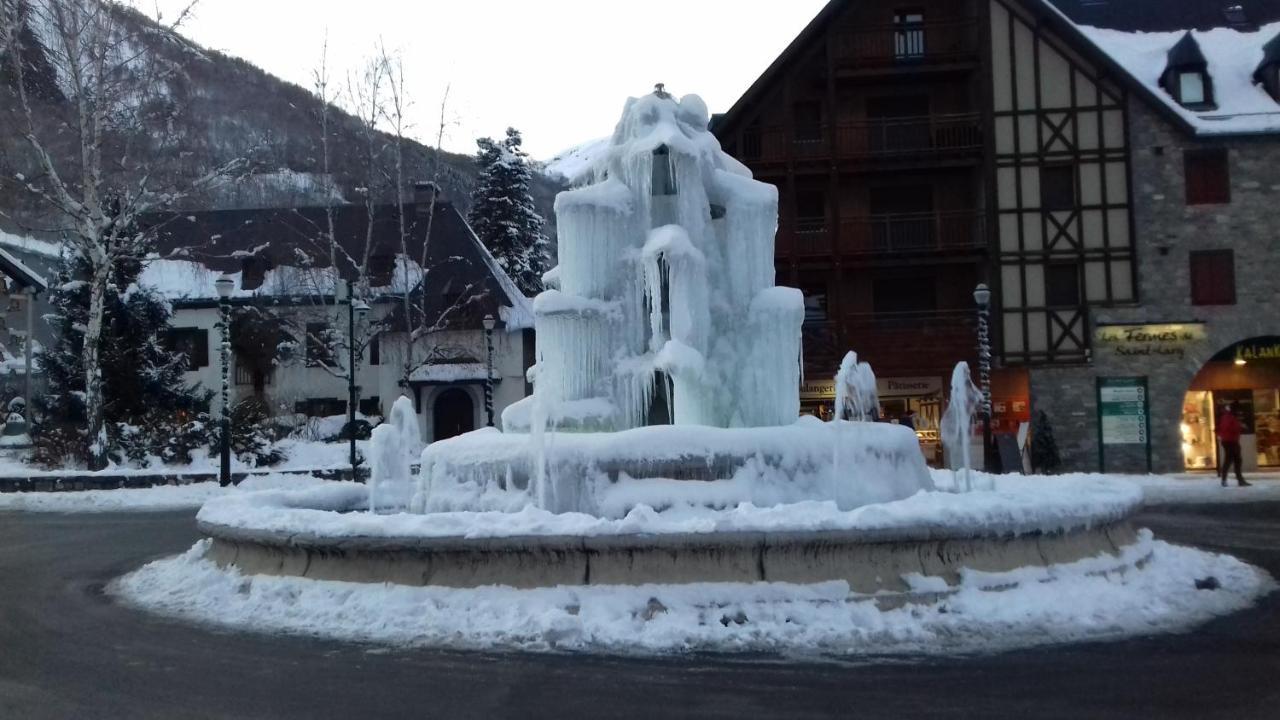 Studio St Lary Proche Du Centre, Au Calme Avec Vue Montagne Saint-Lary-Soulan Luaran gambar