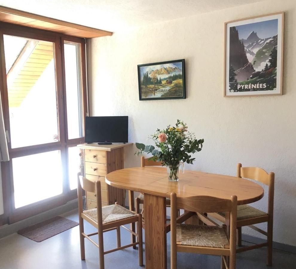 Studio St Lary Proche Du Centre, Au Calme Avec Vue Montagne Saint-Lary-Soulan Luaran gambar